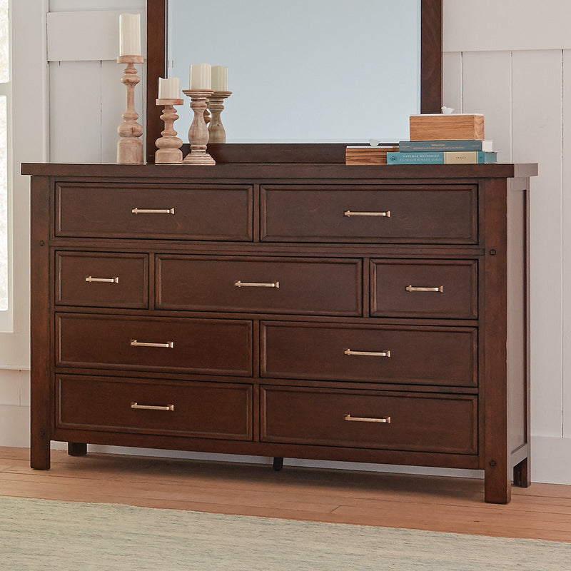 Barstow 3 Drawer Rectangular Nightstand Pinot Noir