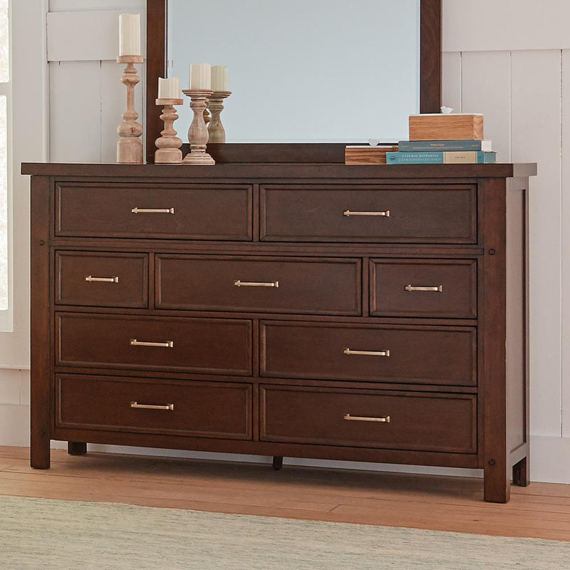 Barstow 9 Drawer Rectangular Dresser Pinot Noir