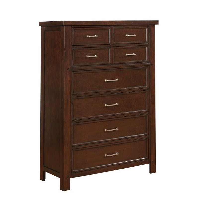 Barstow 8 Drawer Rectangular Chest Pinot Noir