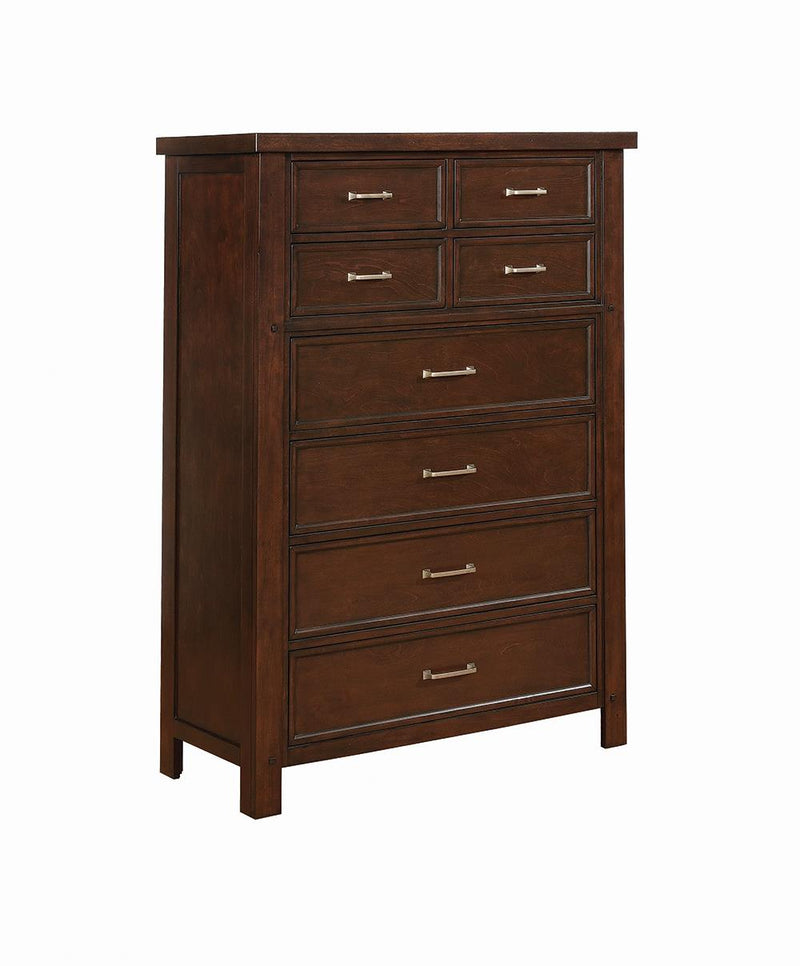 Barstow 8 Drawer Rectangular Chest Pinot Noir