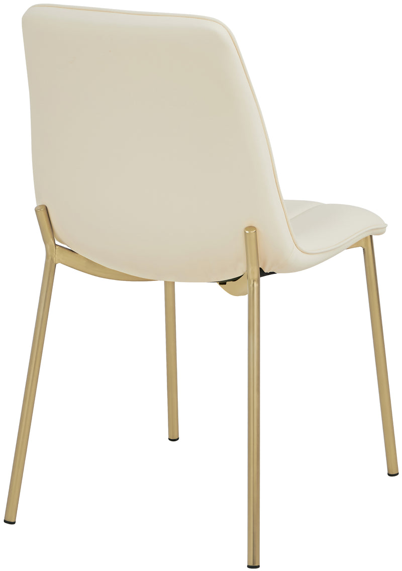 Isla Cream Faux Leather Dining Chair