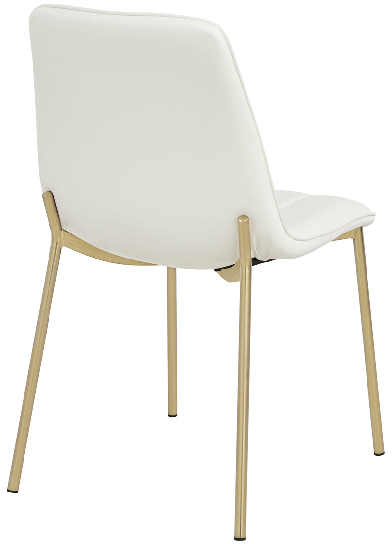 Isla White Faux Leather Dining Chair