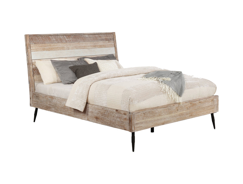 Marlow Queen Platform Bed Rough Sawn Multi