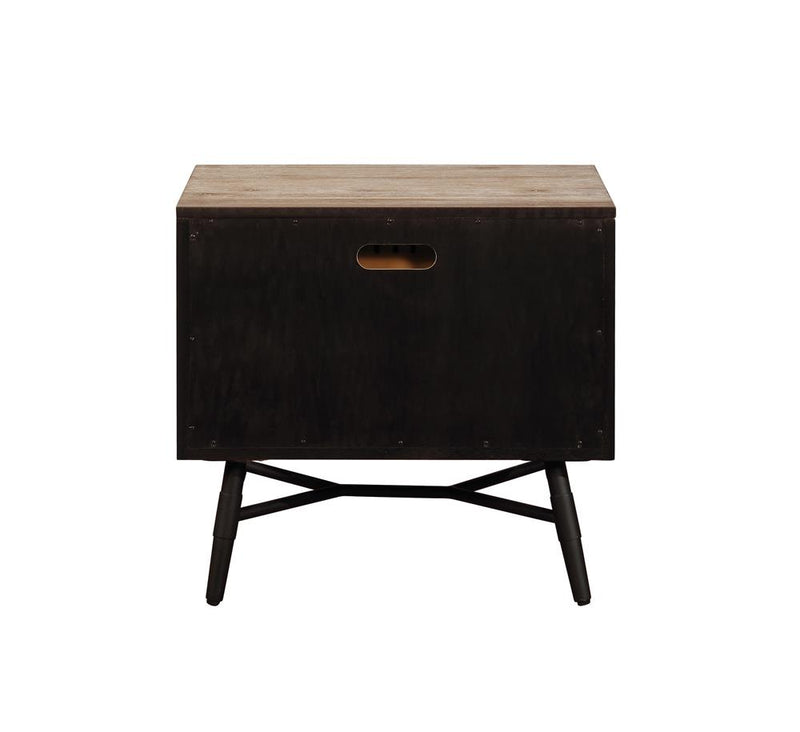 Marlow 2 Drawer Nightstand Rough Sawn Multi