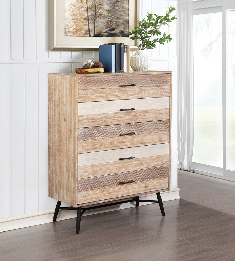 Marlow 2 Drawer Nightstand Rough Sawn Multi