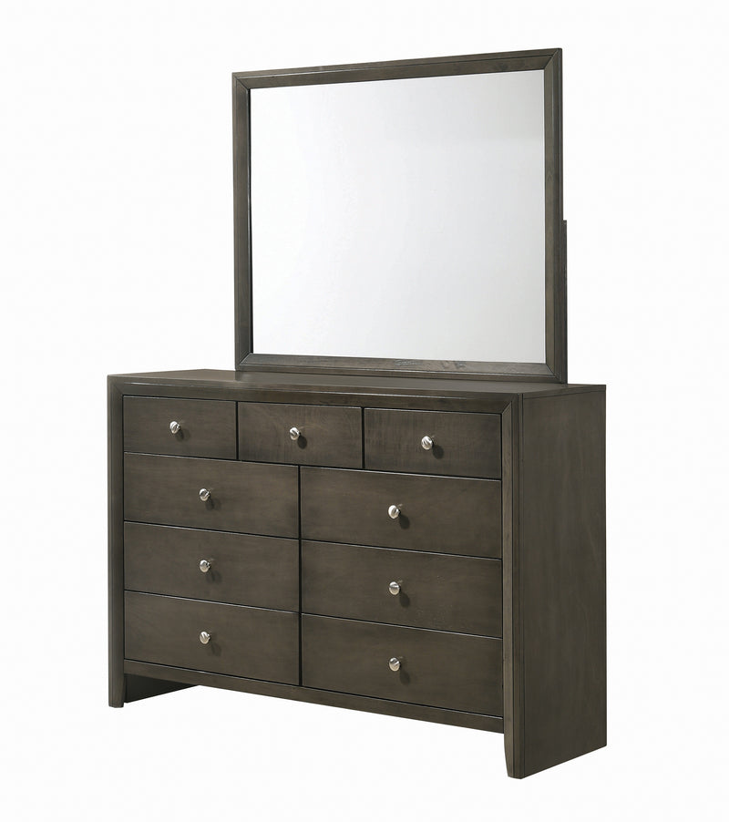 Serenity Rectangular Dresser Mirror Mod Grey