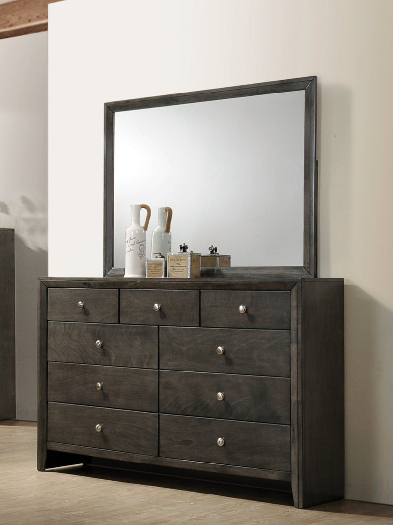 Serenity Rectangular Dresser Mirror Mod Grey