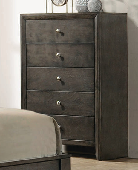 Serenity 5 Drawer Chest Mod Grey