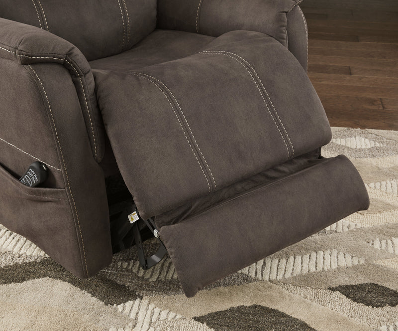 Ballister Espresso Microfiber Power Lift Recliner