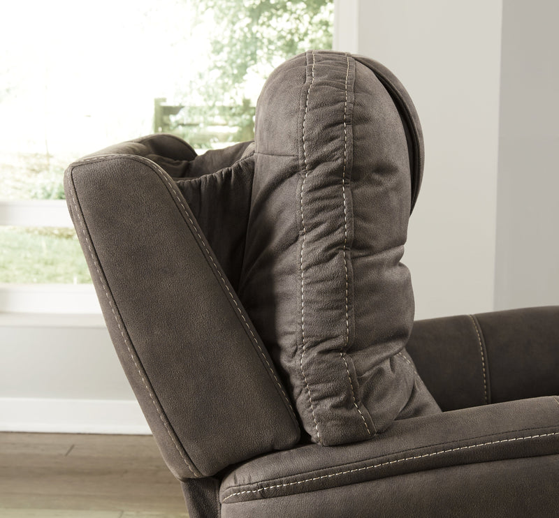 Ballister Espresso Microfiber Power Lift Recliner