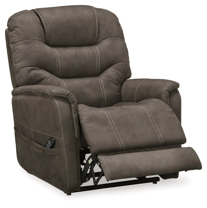 Ballister Espresso Microfiber Power Lift Recliner