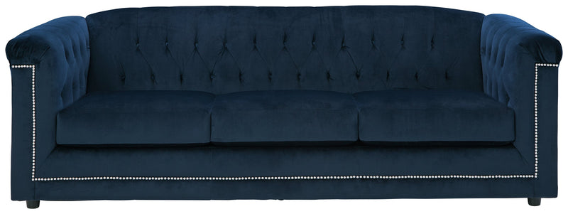 Josanna Navy Velvet Sofa