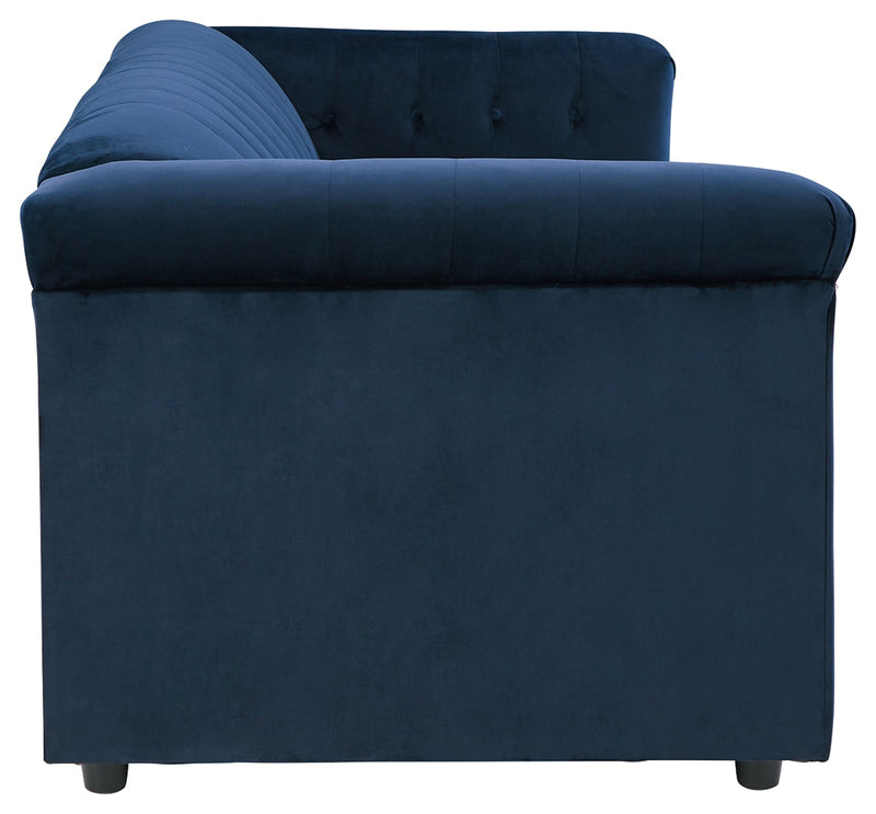 Josanna Navy Velvet Sofa