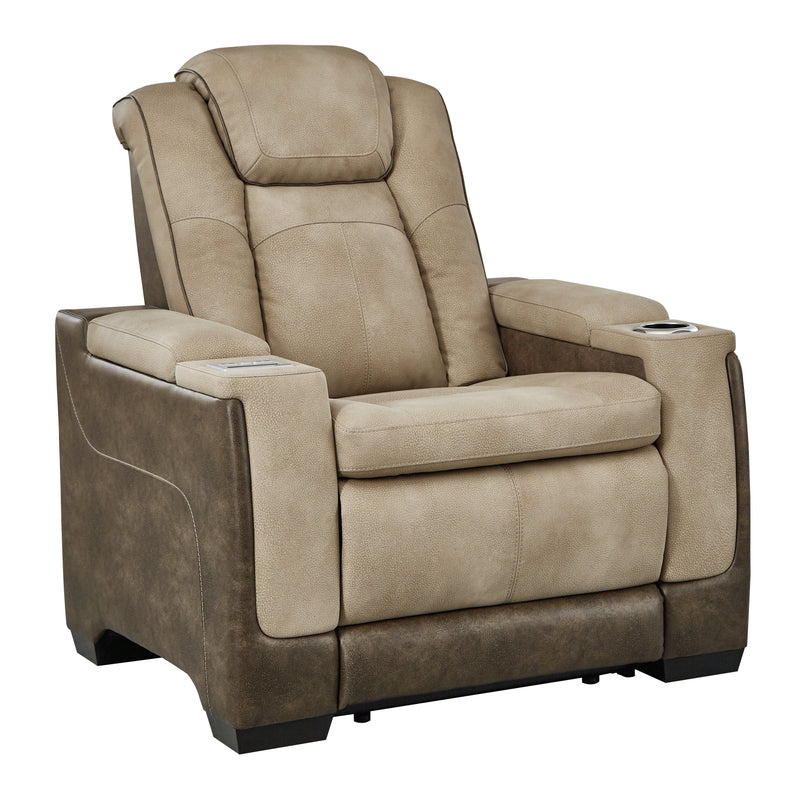 Next-Gen Durapella Sand Faux Leather Power Recliner