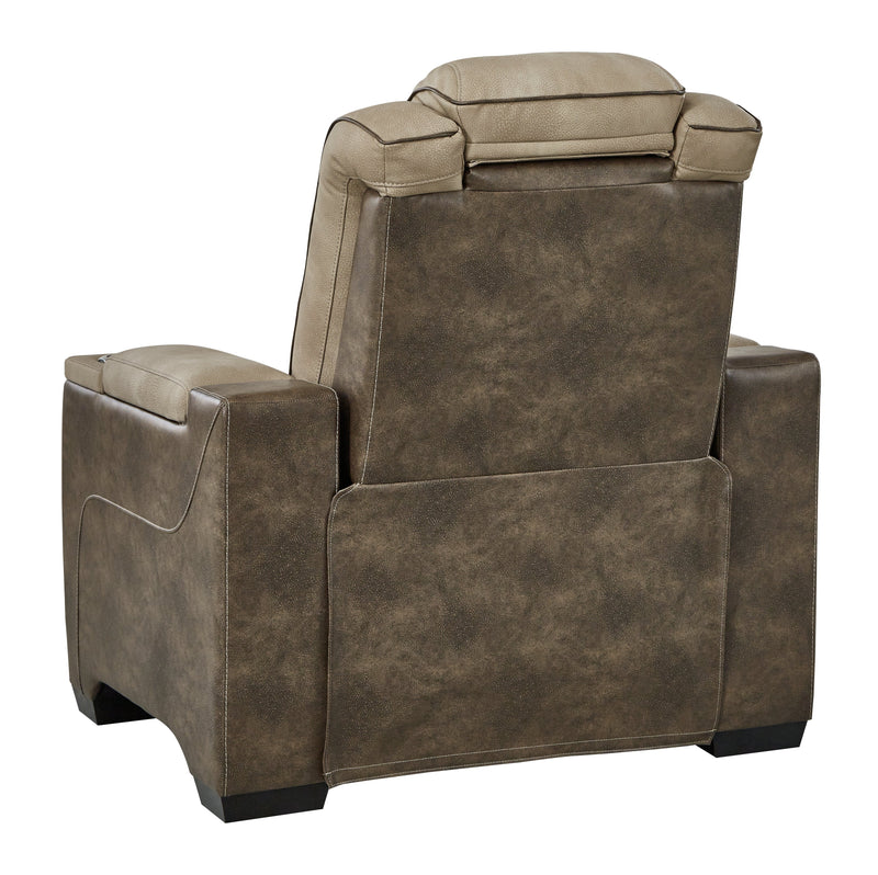 Next-Gen Durapella Sand Faux Leather Power Recliner