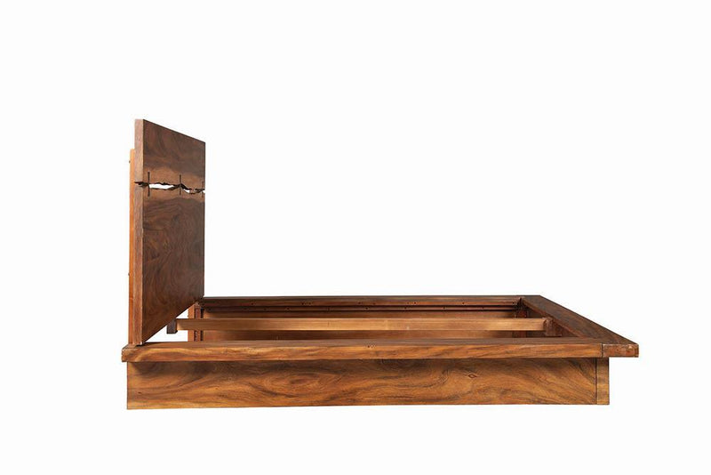 Winslow King Bed Smokey Walnut And Coffee Bean