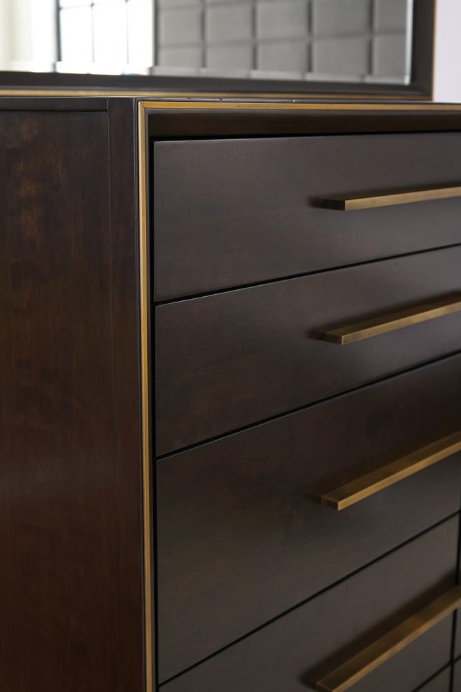 Durango 8 Drawer Dresser Smoked Peppercorn