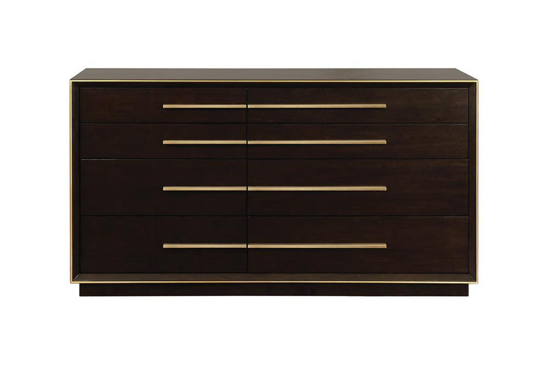 Durango 8 Drawer Dresser Smoked Peppercorn