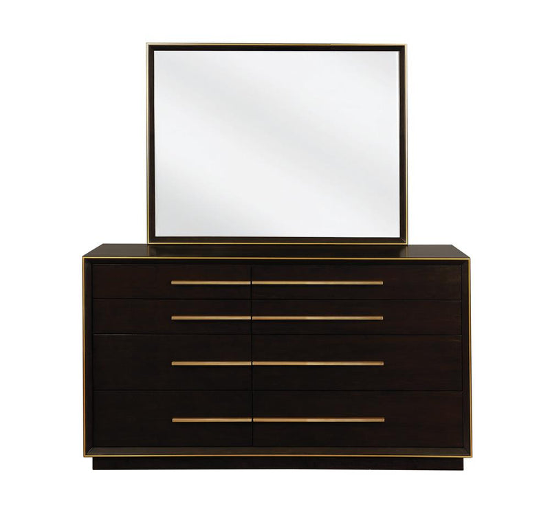 Durango 8 Drawer Dresser Smoked Peppercorn