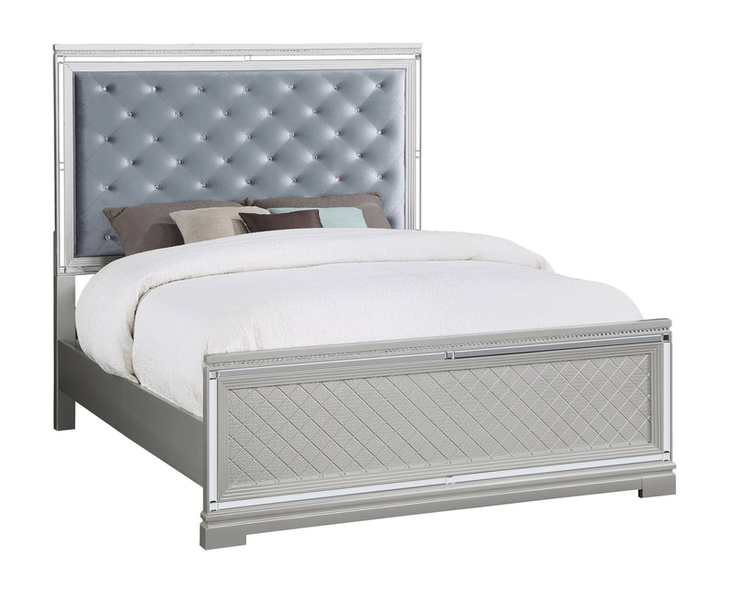 Eleanor Upholstered Tufted Bed White