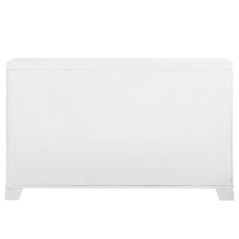 Eleanor Rectangular 6 Drawer Dresser White