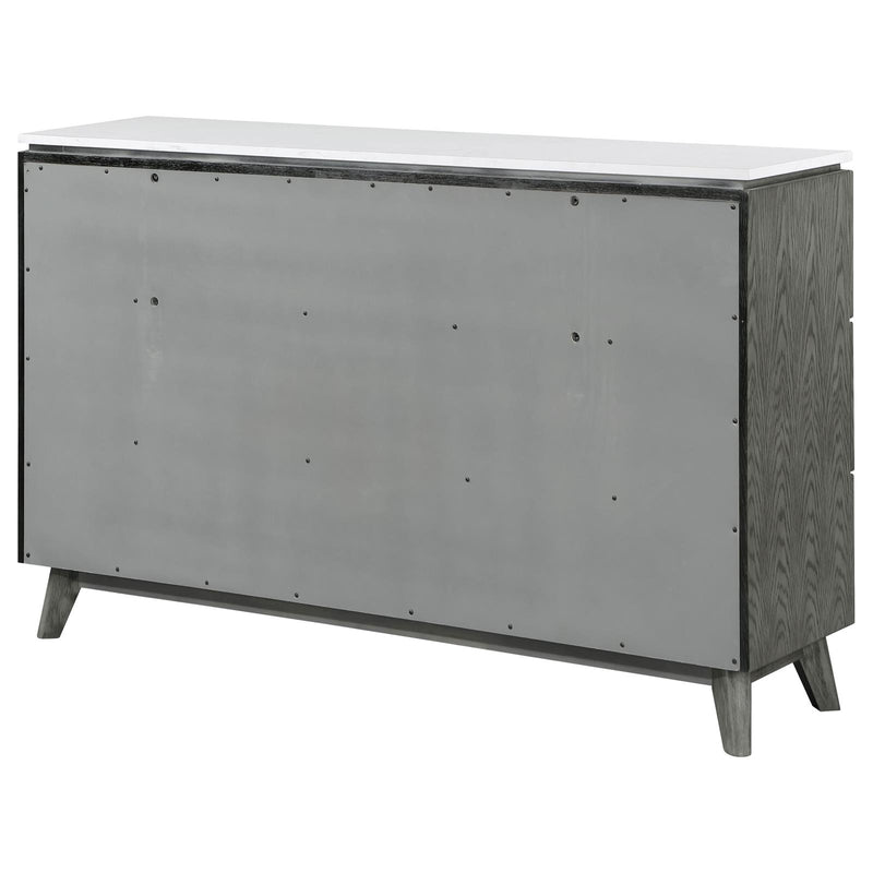 Nathan 6-Drawer Dresser Grey