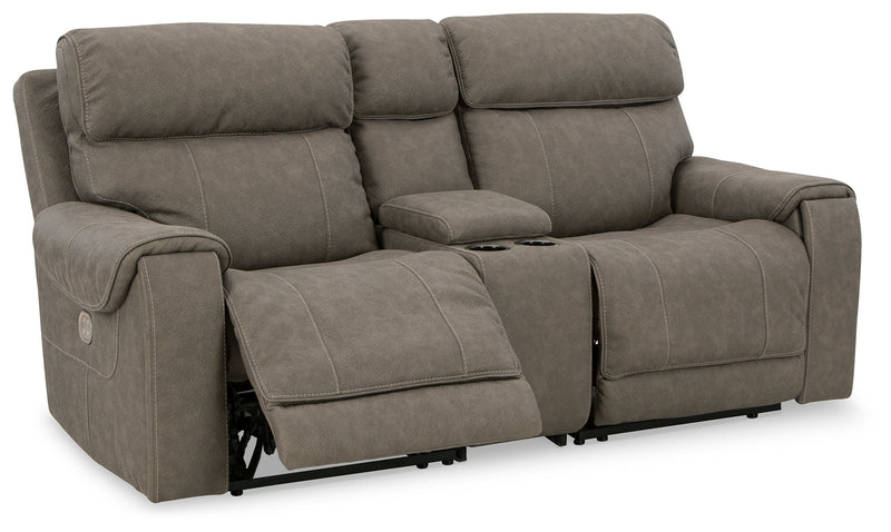 Starbot Fossil 3-Piece Power Reclining Loveseat With Console