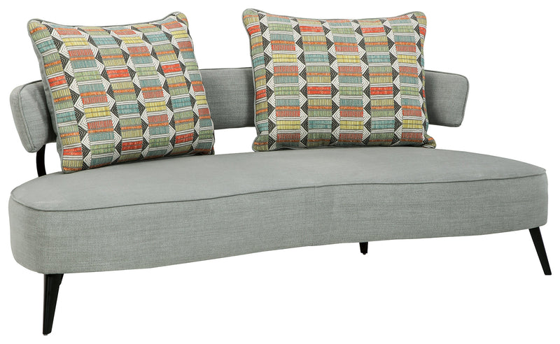 Hollyann Gray Chenille Rta Sofa