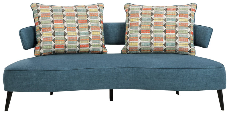 Hollyann Blue Chenille Rta Sofa