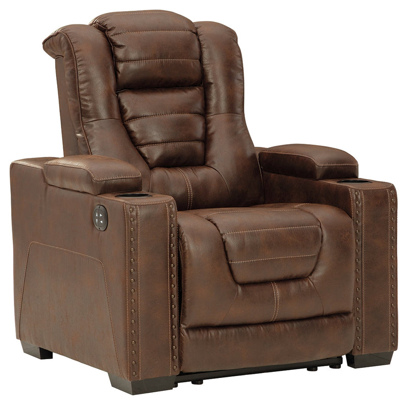 Owner's Box Thyme Faux Leather Power Recliner