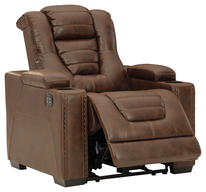 Owner's Box Thyme Faux Leather Power Recliner