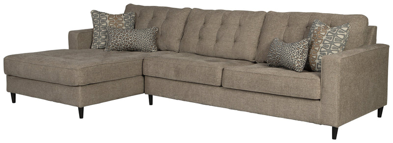 Flintshire Auburn Textured 2-Piece Sectional With Chaise