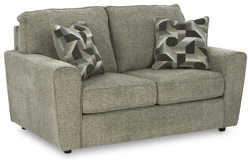 Cascilla Pewter Chenille Loveseat