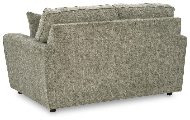 Cascilla Pewter Chenille Loveseat