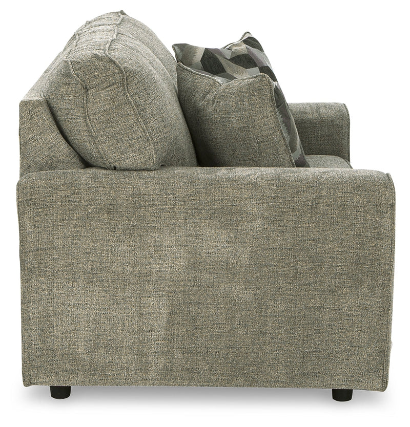 Cascilla Pewter Chenille Loveseat