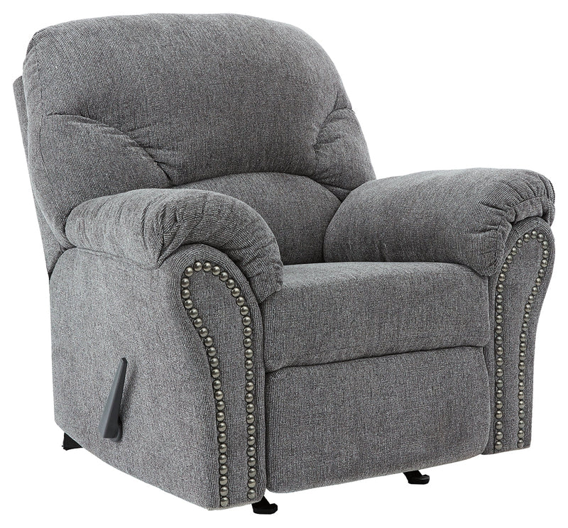 Allmaxx Pewter Chenille Recliner