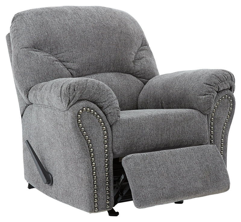 Allmaxx Pewter Chenille Recliner