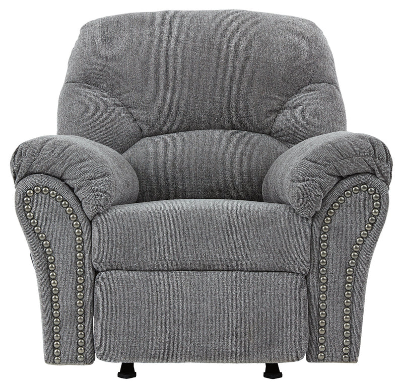 Allmaxx Pewter Chenille Recliner