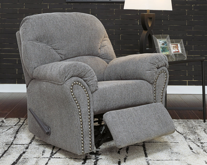 Allmaxx Pewter Chenille Recliner