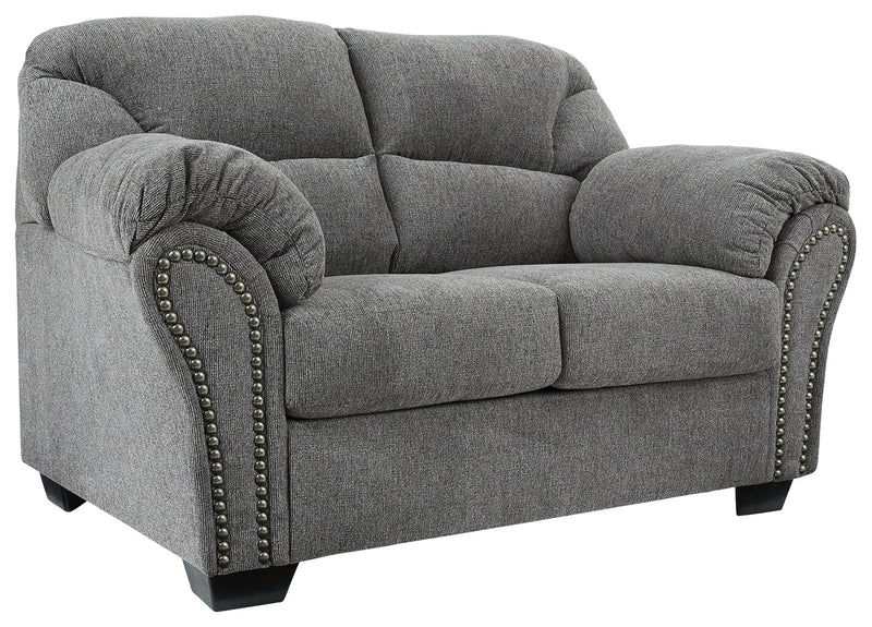 Allmaxx Pewter Chenille Loveseat