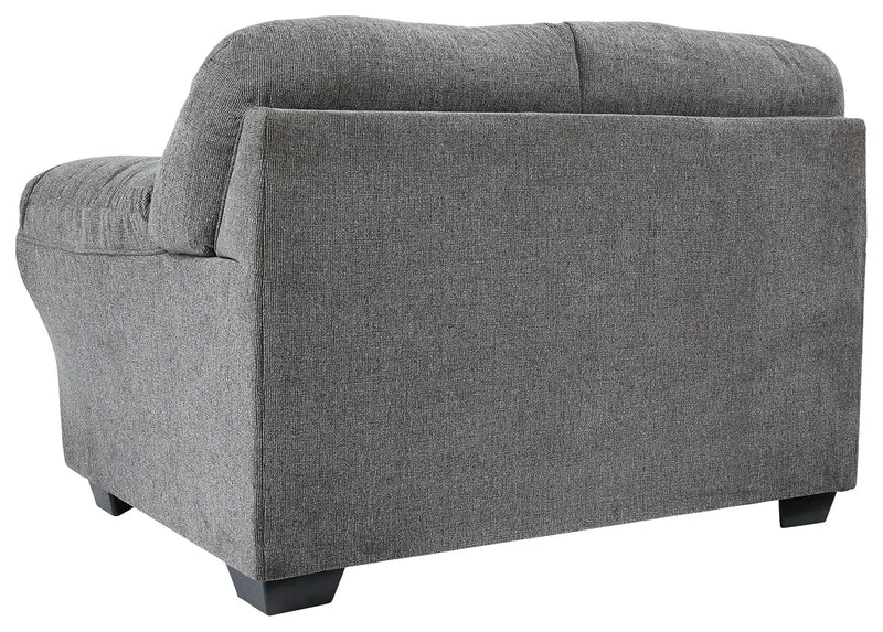 Allmaxx Pewter Chenille Loveseat