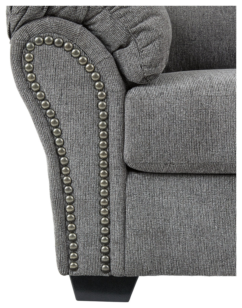 Allmaxx Pewter Chenille Loveseat