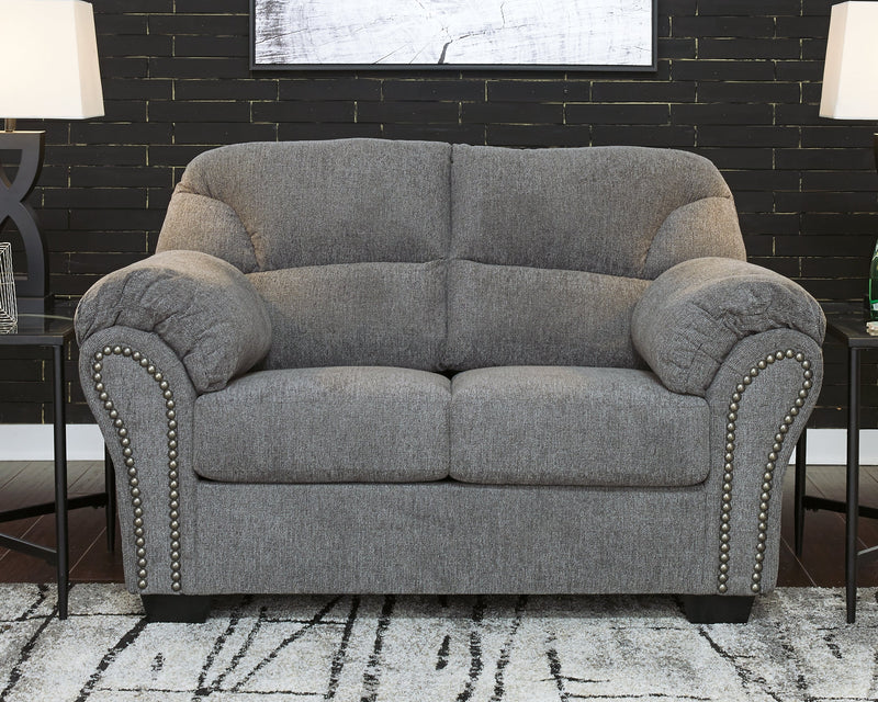 Allmaxx Pewter Chenille Loveseat