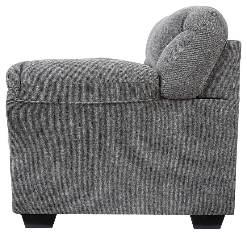 Allmaxx Pewter Chenille Loveseat