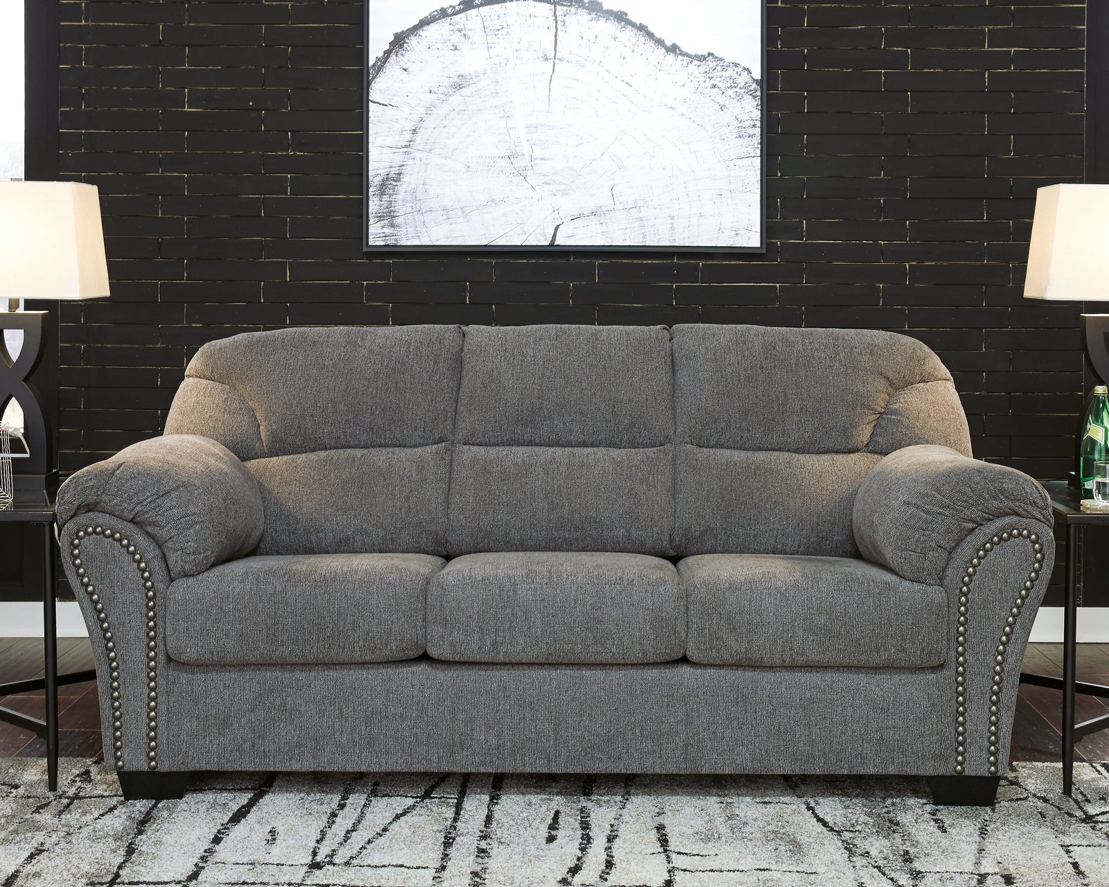 Allmaxx Pewter Chenille Sofa