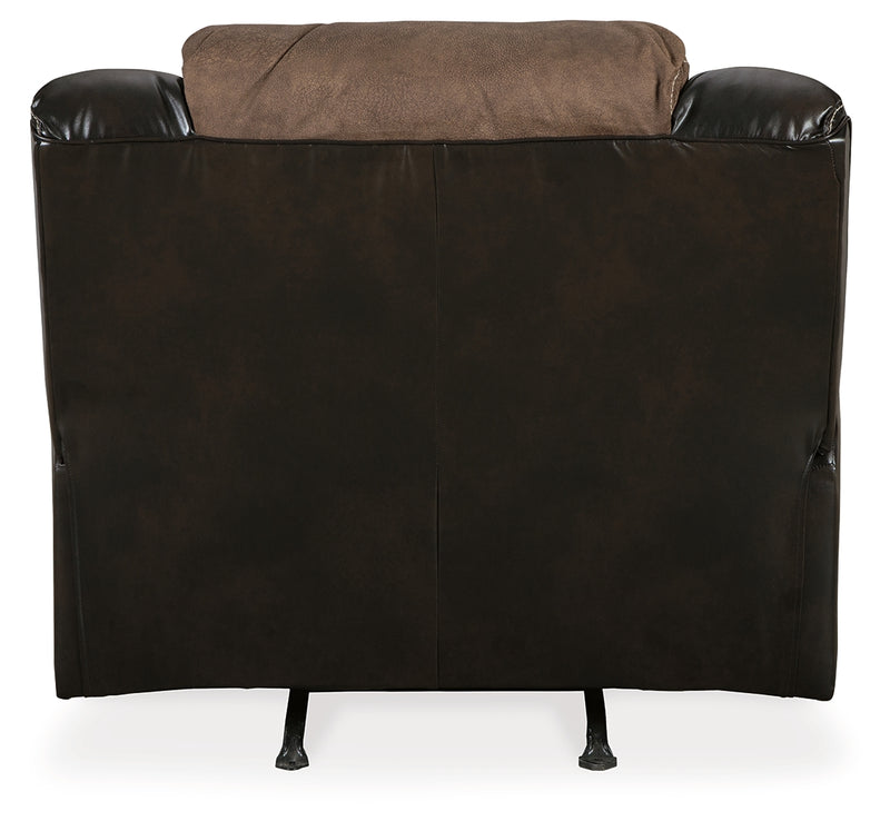 Earhart Chestnut Microfiber Recliner