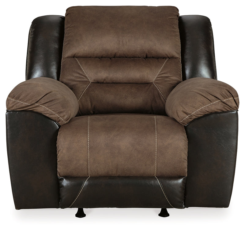 Earhart Chestnut Microfiber Recliner