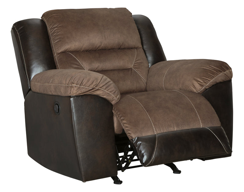 Earhart Slate Microfiber Recliner