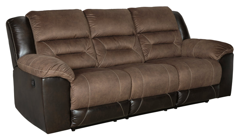 Earhart Slate Microfiber Reclining Sofa