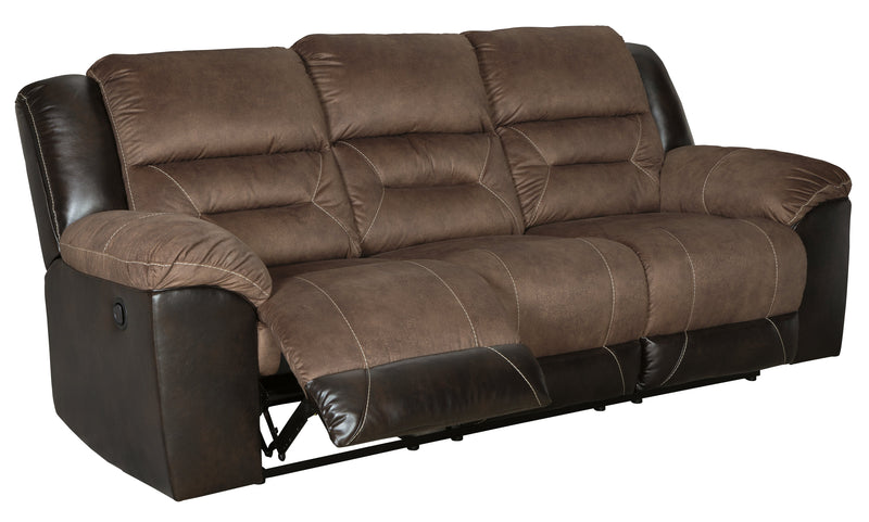 Earhart Slate Microfiber Reclining Sofa